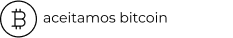 Aceitamos bitcoin